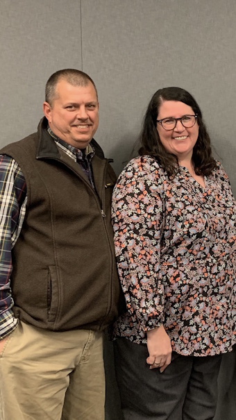 Thomas and Wendy during the heavier years