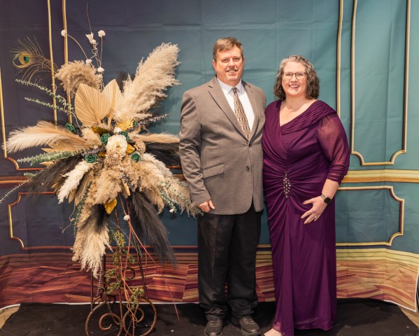 Thomas and Wendy during an earlier season of Thomas's health journey